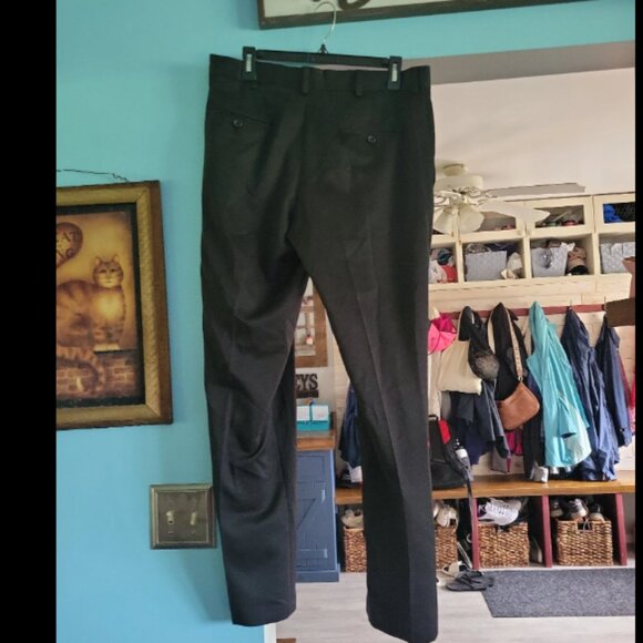 Men's size 33x32 Kenneth Cole Reaction brand black pants - Picture 2 of 2